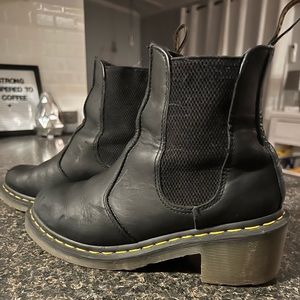 Dr Martens Cadence Leather Heeled Chelsea Boots